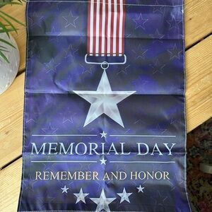 Memorial Day Garden Flag
